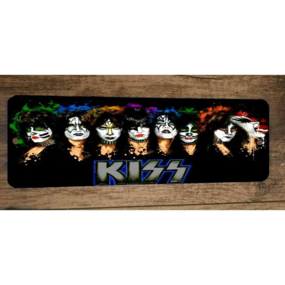 KISS 4x12 Metal Wall Sign